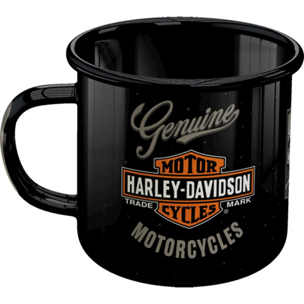 Cana Originala Harley-Davidson - Genuine Motorcycles, metalica emailata, 360 ml [4]