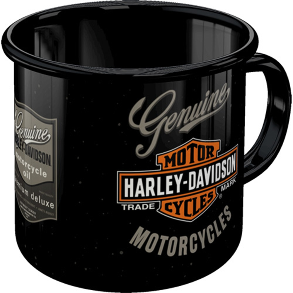 Cana Originala Harley-Davidson - Genuine Motorcycles, metalica emailata, 360 ml [8]