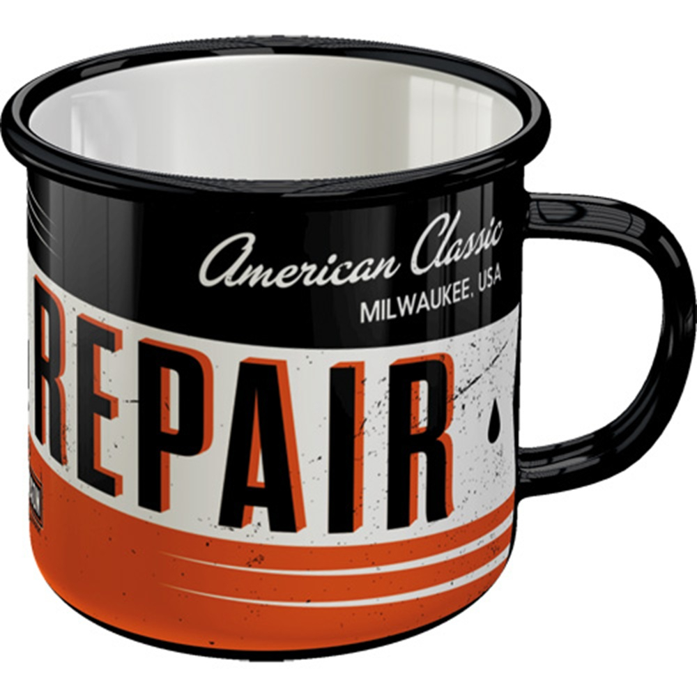 Cana Originala Harley-Davidson - Service & Repair, metalica emailata, 360 ml [7]
