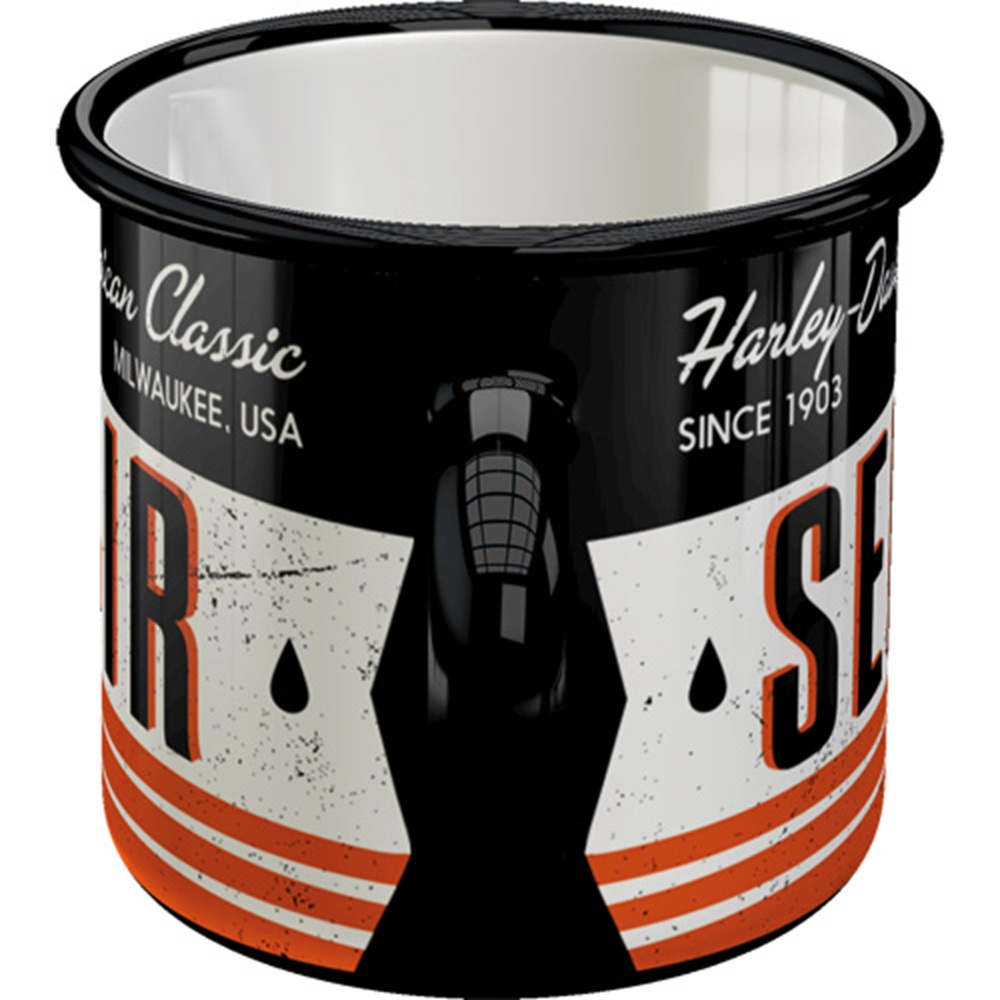 Cana Originala Harley-Davidson - Service & Repair, metalica emailata, 360 ml [3]