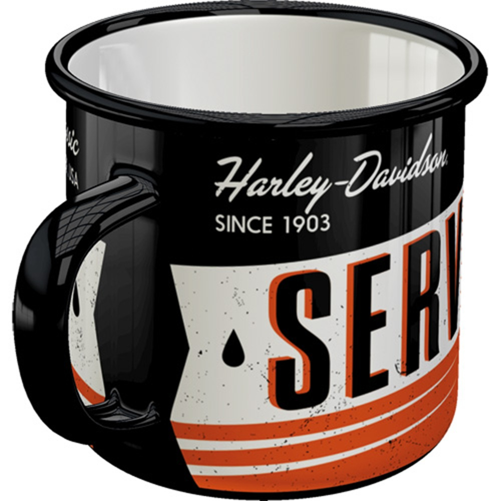 Cana Originala Harley-Davidson - Service & Repair, metalica emailata, 360 ml [6]