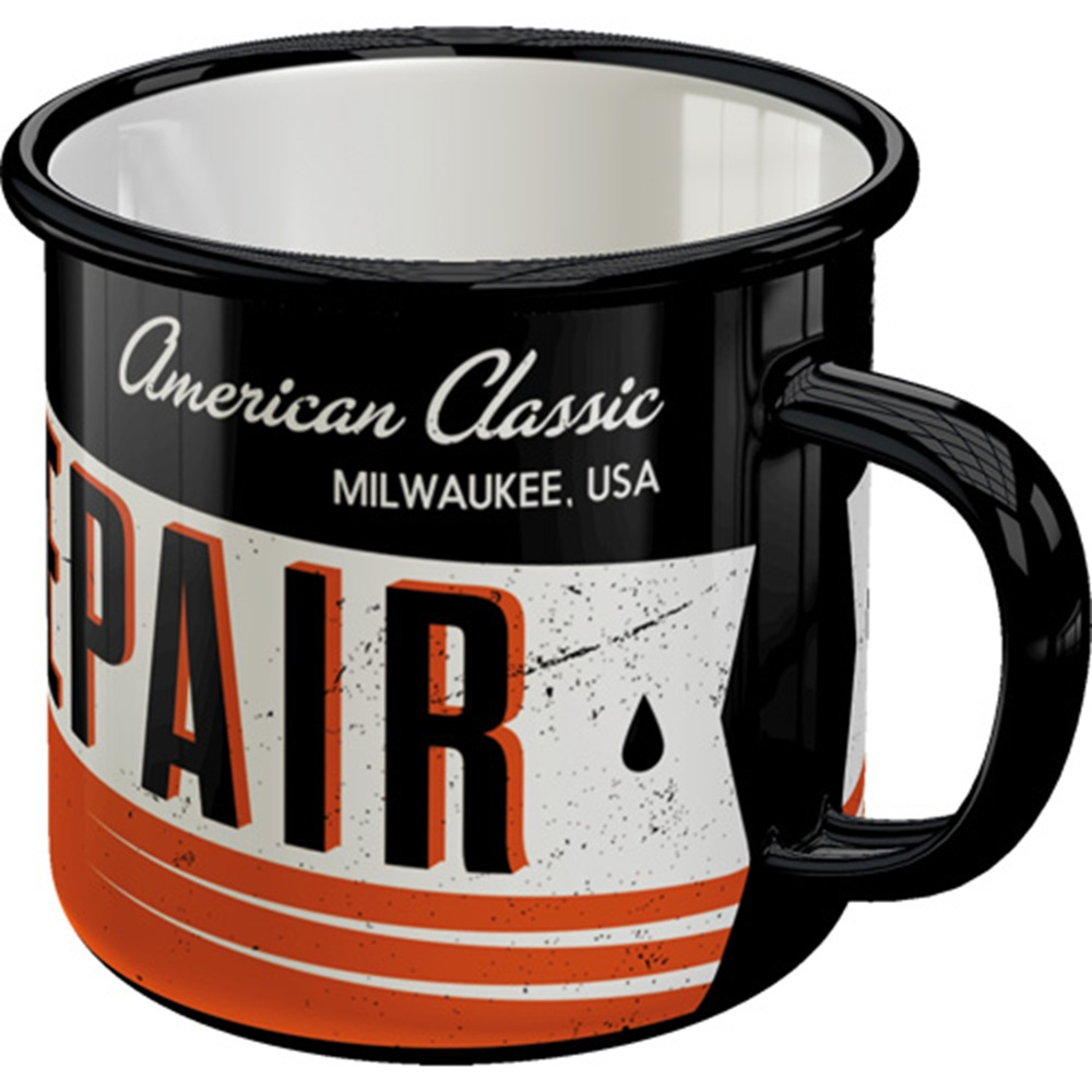 Cana Originala Harley-Davidson - Service & Repair, metalica emailata, 360 ml [2]