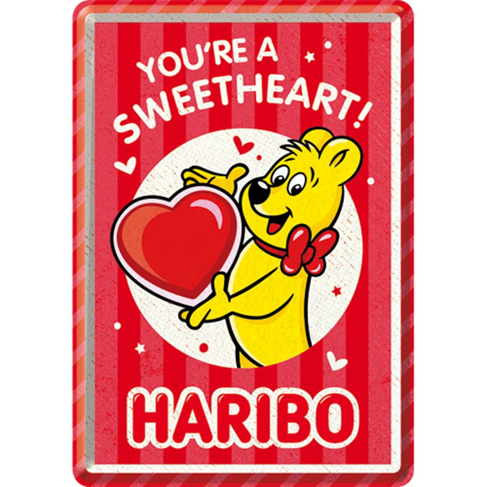 Carte postala metalica Haribo Sweetheart [1]