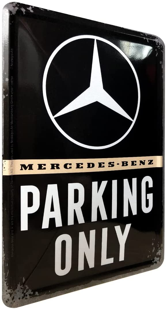 Carte postala metalica Mercedes-Benz Parking Only - Parcare doar pentru Mercedes-Benz [2]