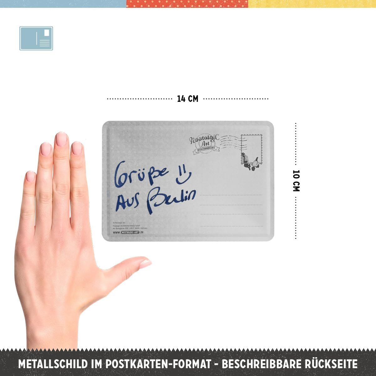 Carte Postala metalica Not Getting Old - Nu imbatranesc [2]