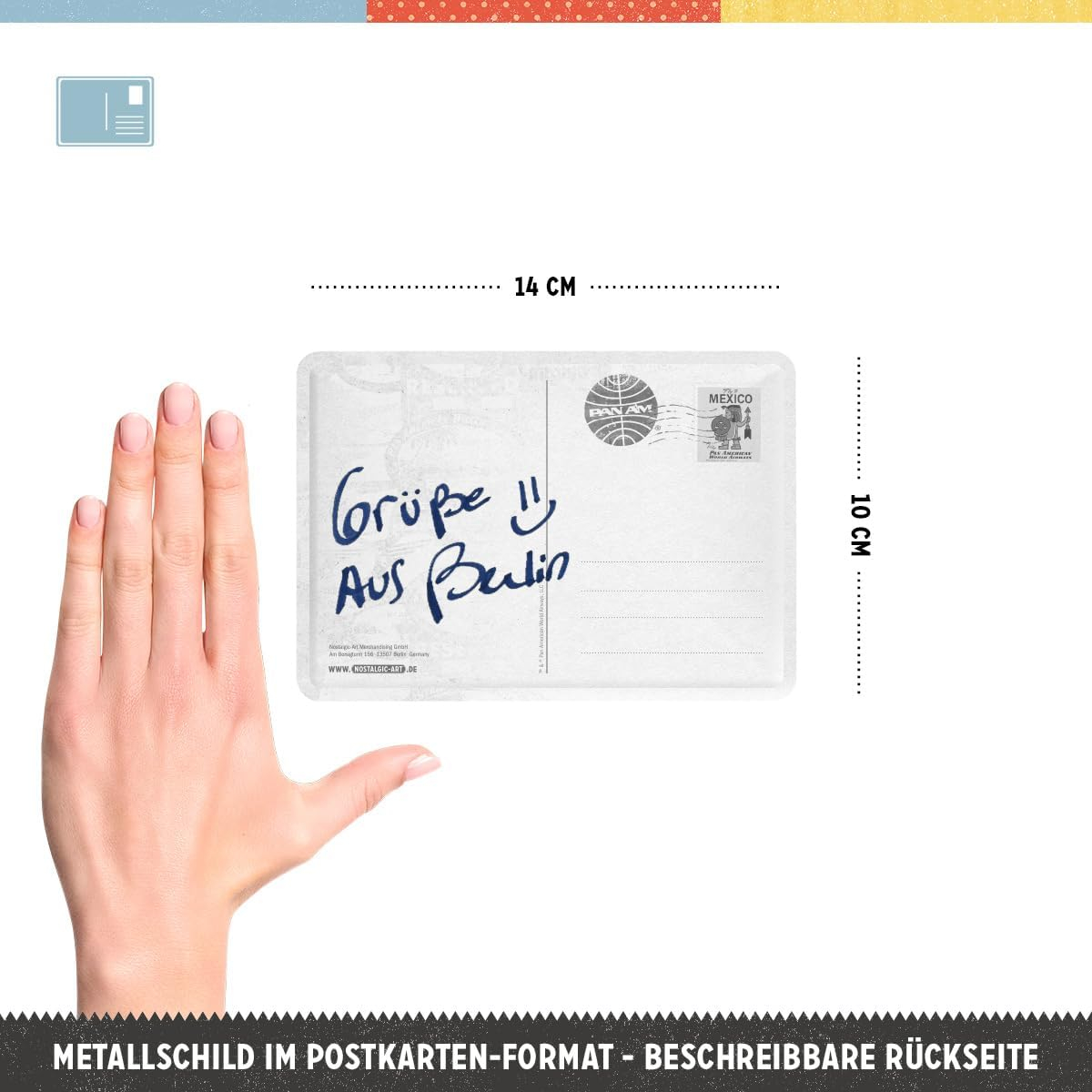 Carte postala metalica Pan Am Paradise - Paradisul Pan Am [3]