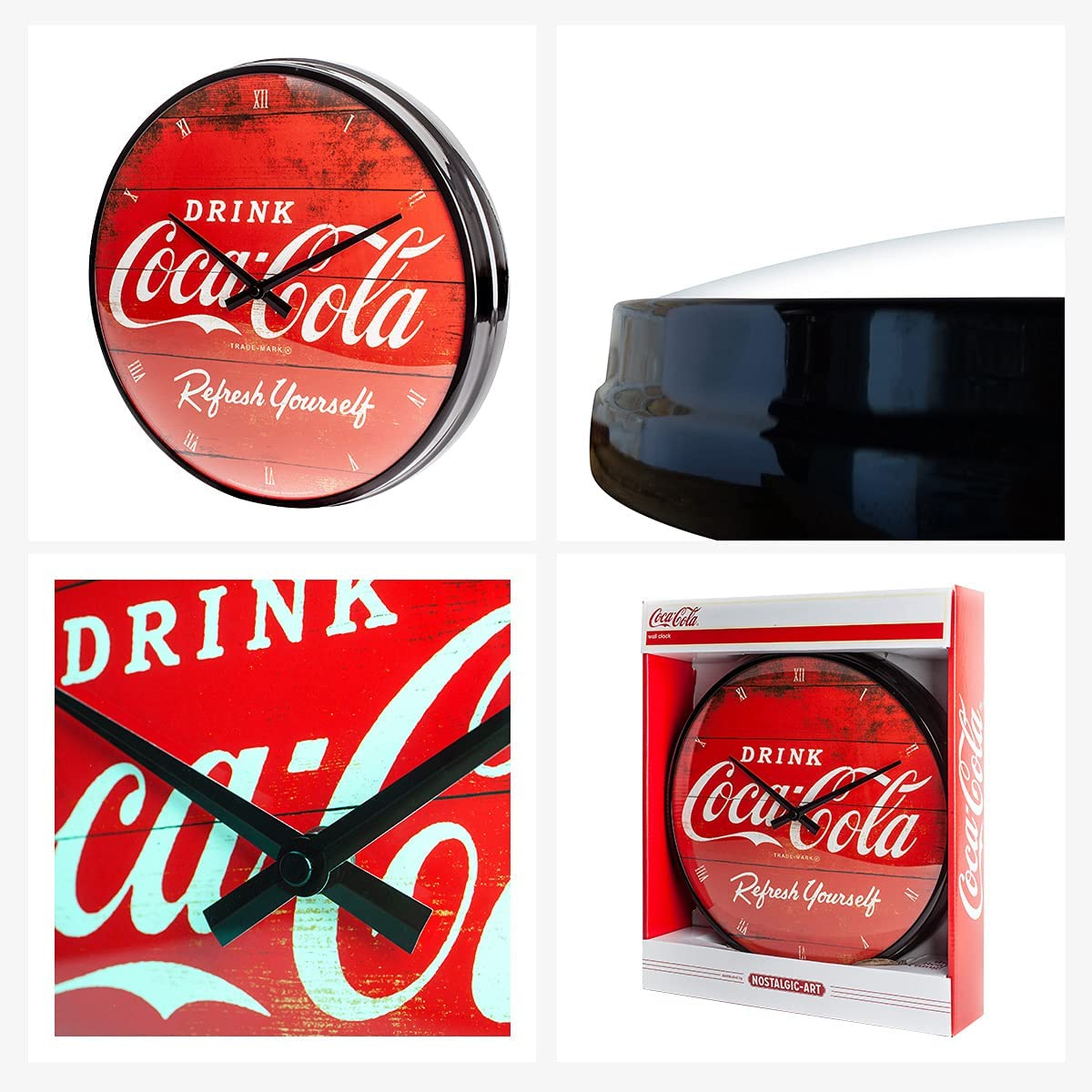 Ceas de perete Coca-Cola Logo Red Refresh Yourself - Racoreste-te [6]