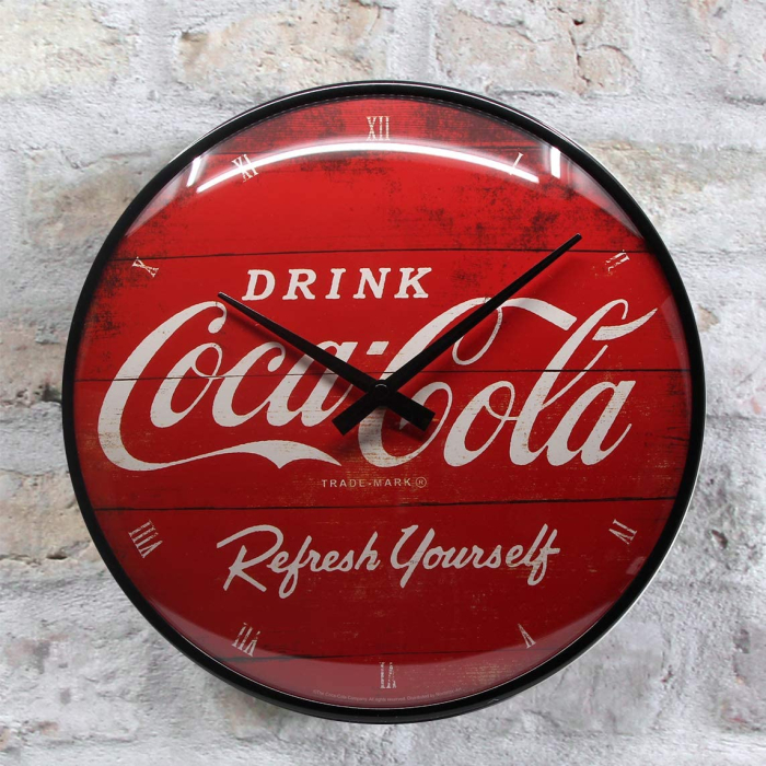 Ceas de perete Coca-Cola Logo Red Refresh Yourself - Racoreste-te [4]