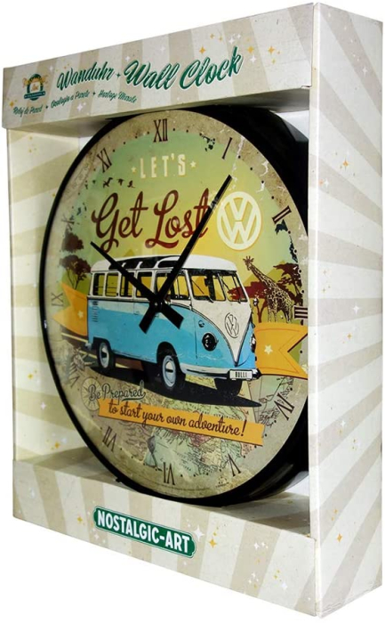 Ceas de perete Volkswagen Bulli - Let's Get Lost - Hai sa ratacim [3]