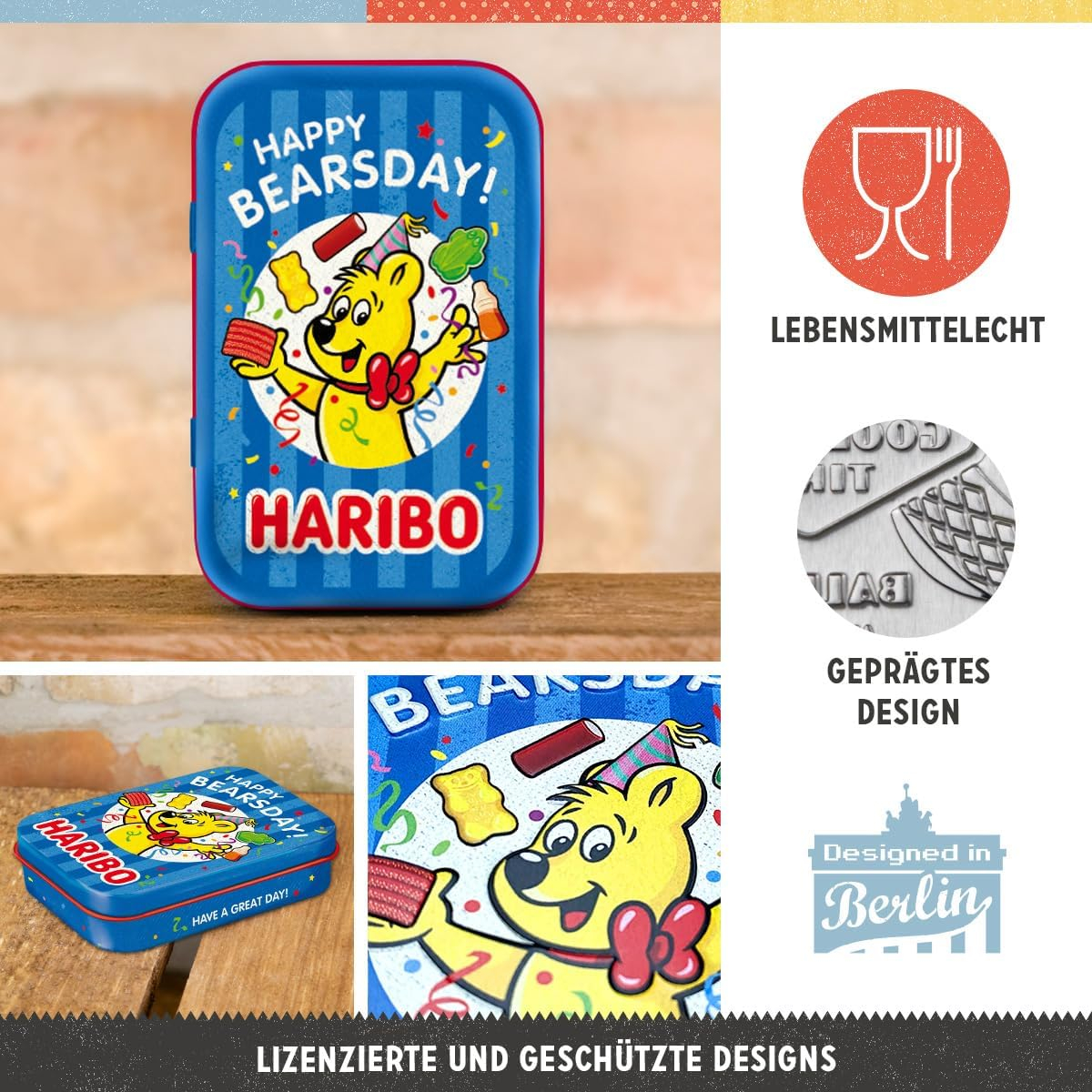 Cutie de buzunar HARIBO - Happy Bearsday [3]