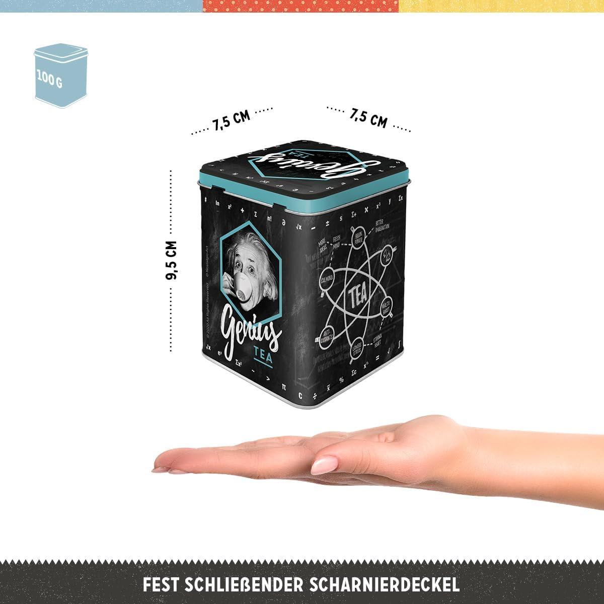 Cutie metal ceai Einstein - Genius Tea [3]