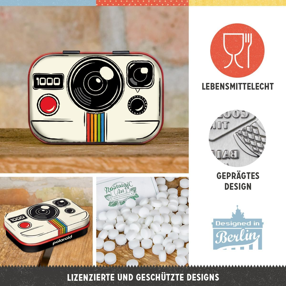 Cutie metalica de buzunar Polaroid - Vintage Camera [3]