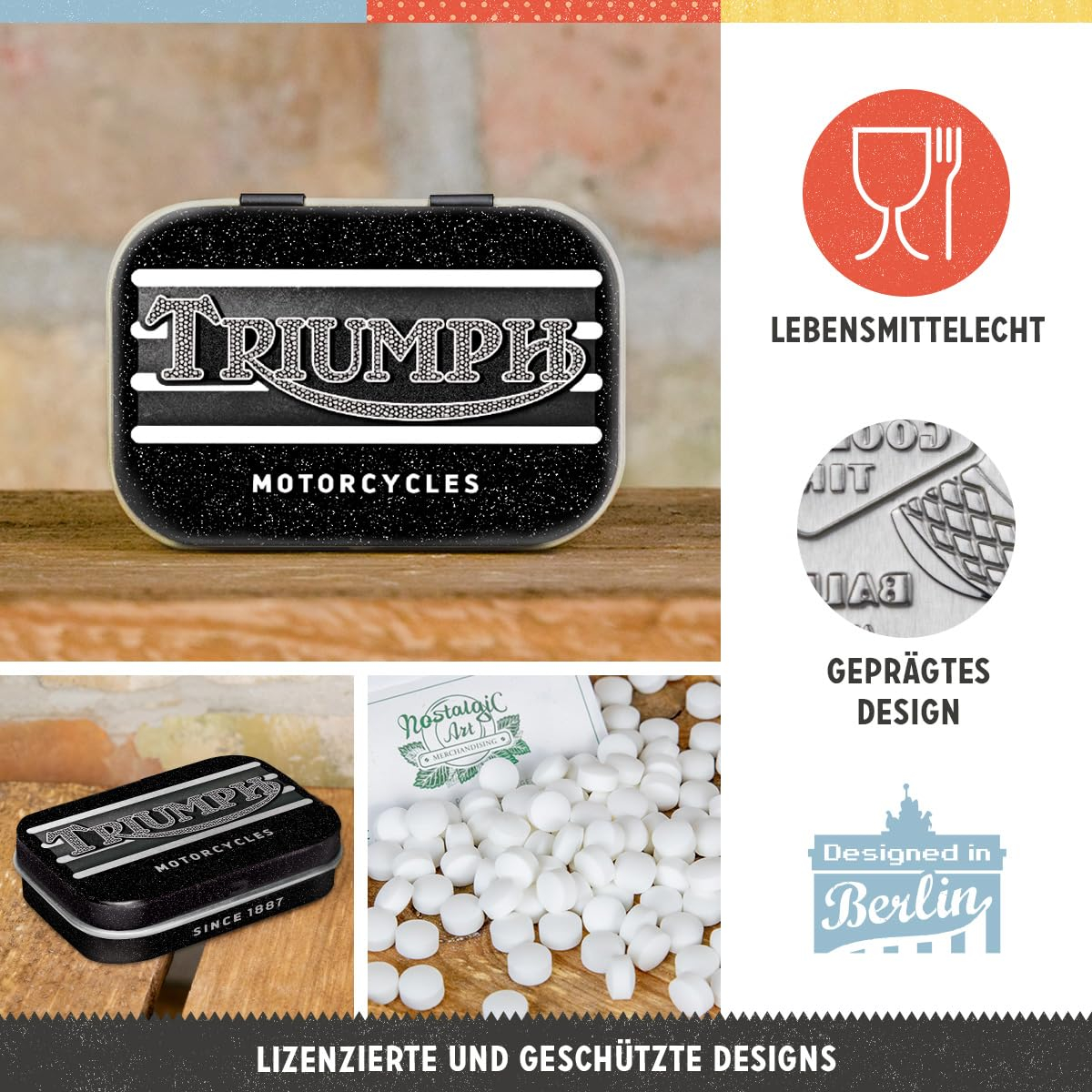 Cutie metalica de buzunar Triumph Motorcycles since 1887 [3]