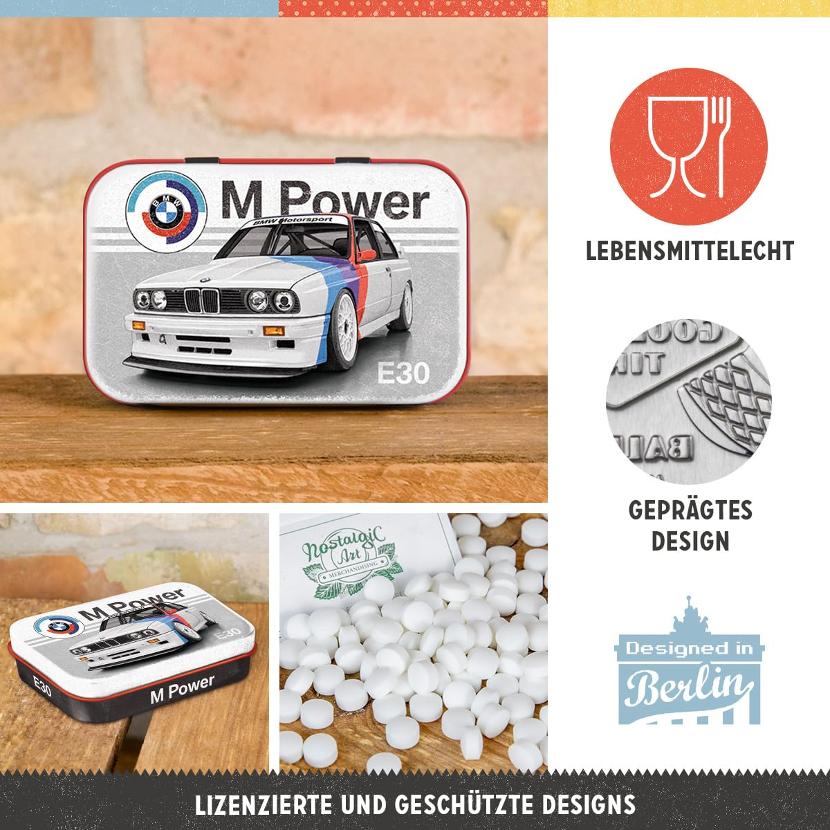 Cutie metalica de buzunar XL BMW Motorsport M Power E30 [3]