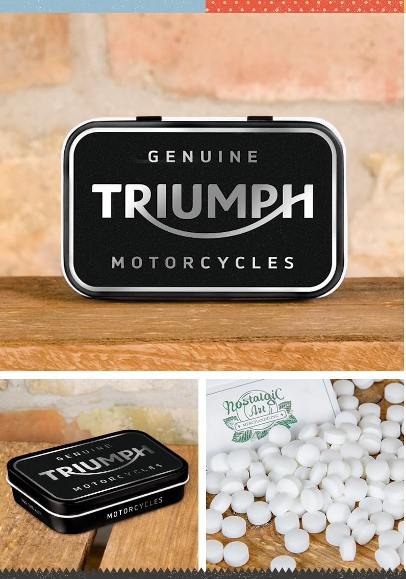 Cutie metalica de buzunar XL Triumph Logo Silver [3]