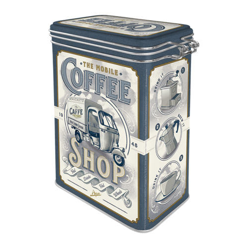 Cutie metalica etansa Ape - Coffee Shop - Cafeneaua Mobila [2]