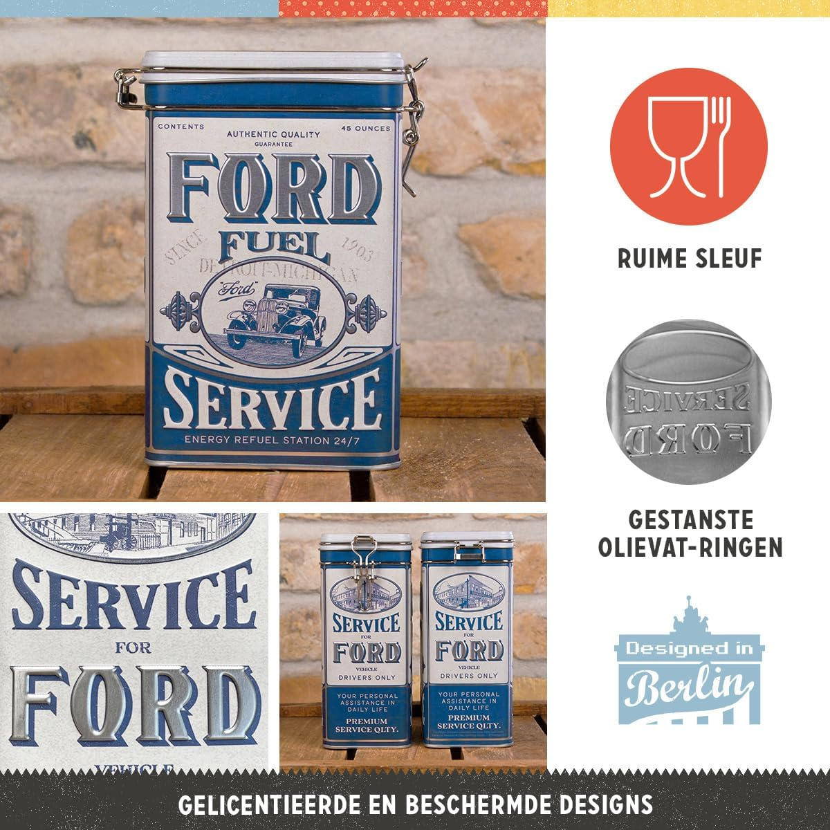 Cutie metalica etansa Ford - Fuel Service - Pompa de Benzina [3]