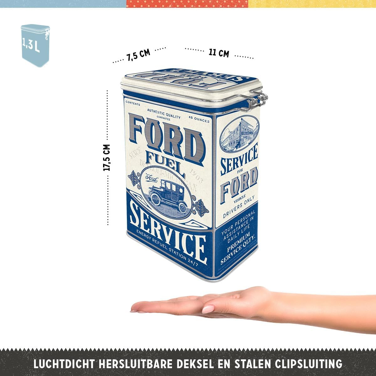 Cutie metalica etansa Ford - Fuel Service - Pompa de Benzina [4]