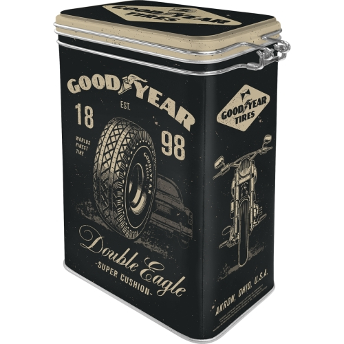 Cutie metalica etansa Goodyear Motocicleta [2]
