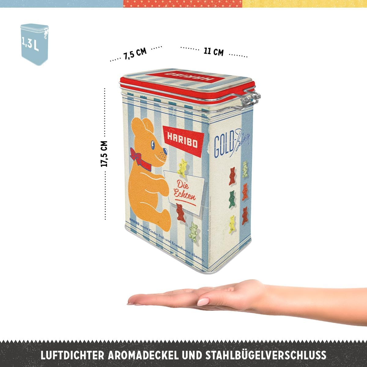 Cutie metalica etansa HARIBO - Die Echten - Cel Adevarat [3]