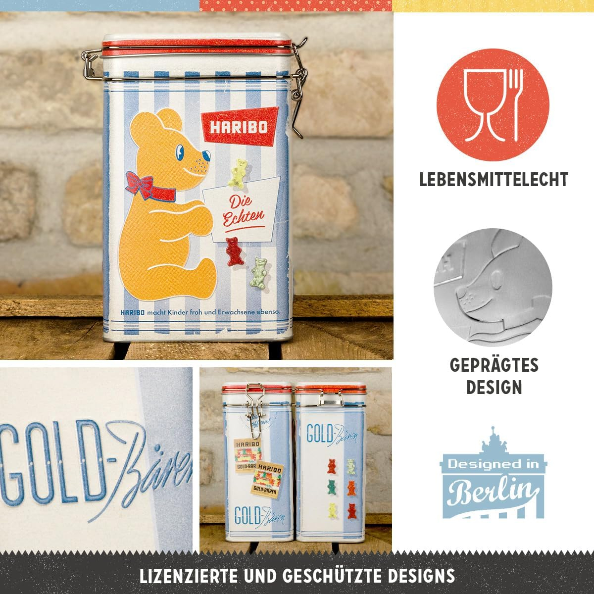 Cutie metalica etansa HARIBO - Die Echten - Cel Adevarat [4]