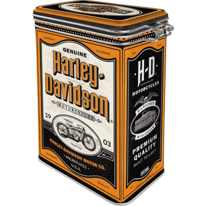 Cutie metalica etansa Harley-Davidson Mototciclete autentice din Milwaukee [2]