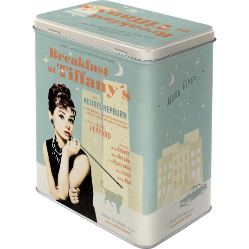 Cutie metalica L Breakfast at Tiffany's - Albastru [2]