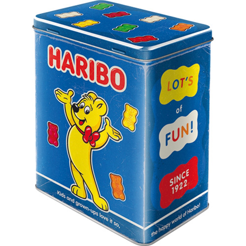 Cutie metalica L HARIBO Enjoy the Taste blue - Bucurati-va de gust - Albastru [2]