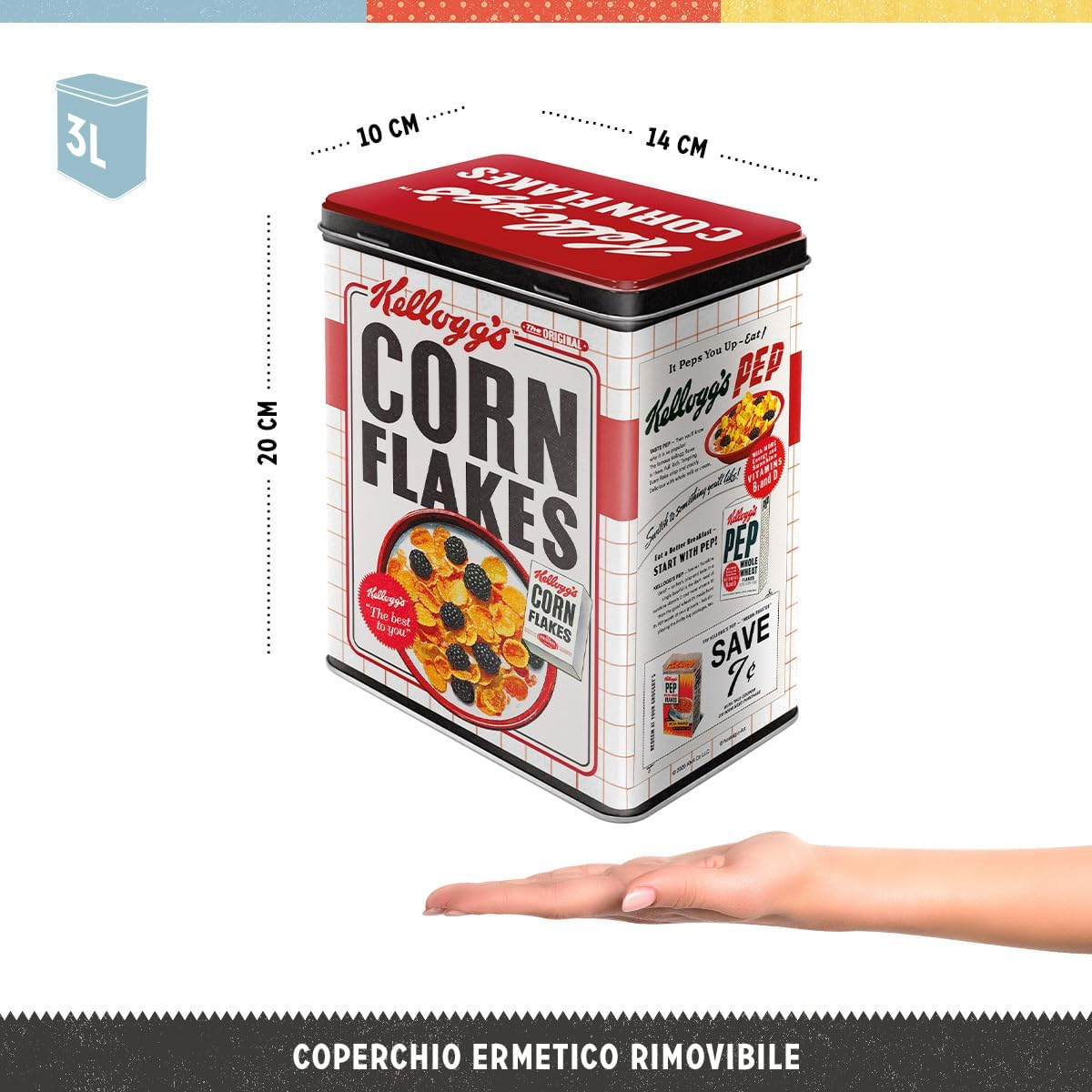 Cutie metalica L Kellogg's - Corn Flakes Bowl [3]