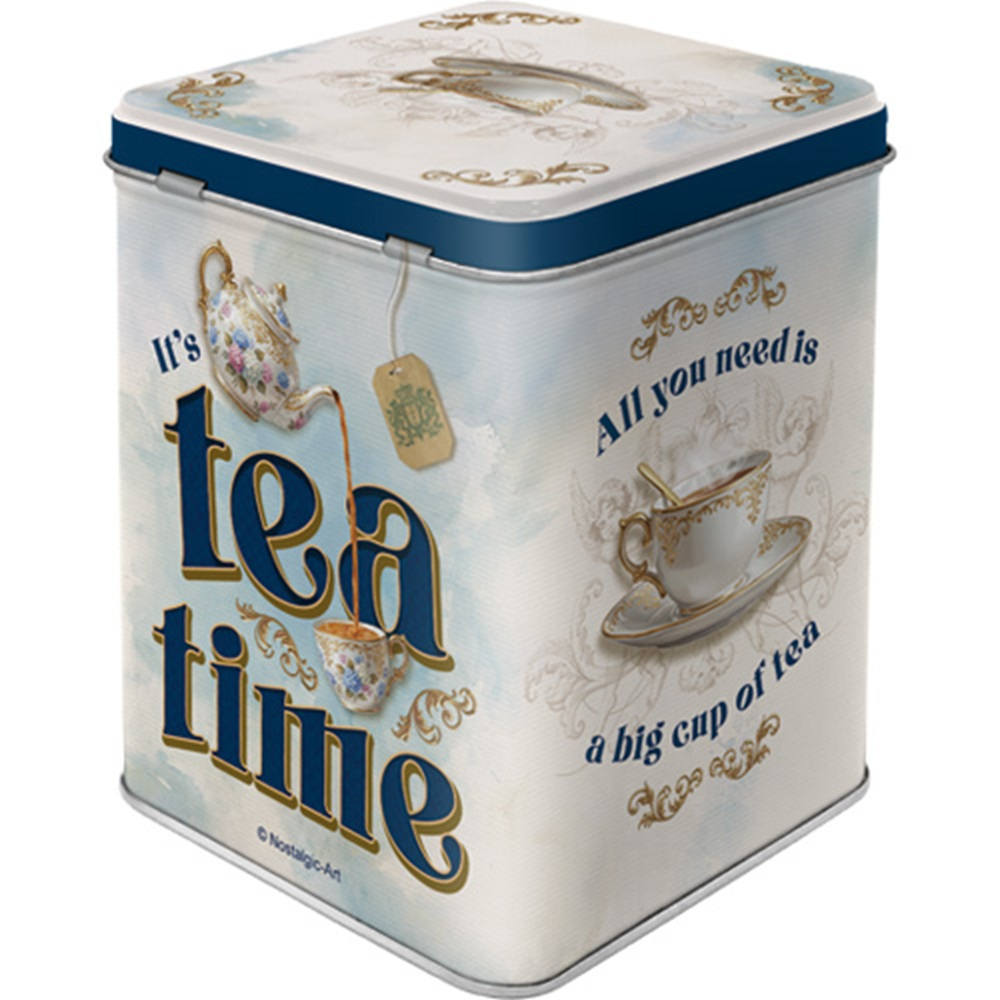 Cutie metalica pentru Ceai My Cup of Tea 7.5 x 7.5 x 9.5 cm [2]