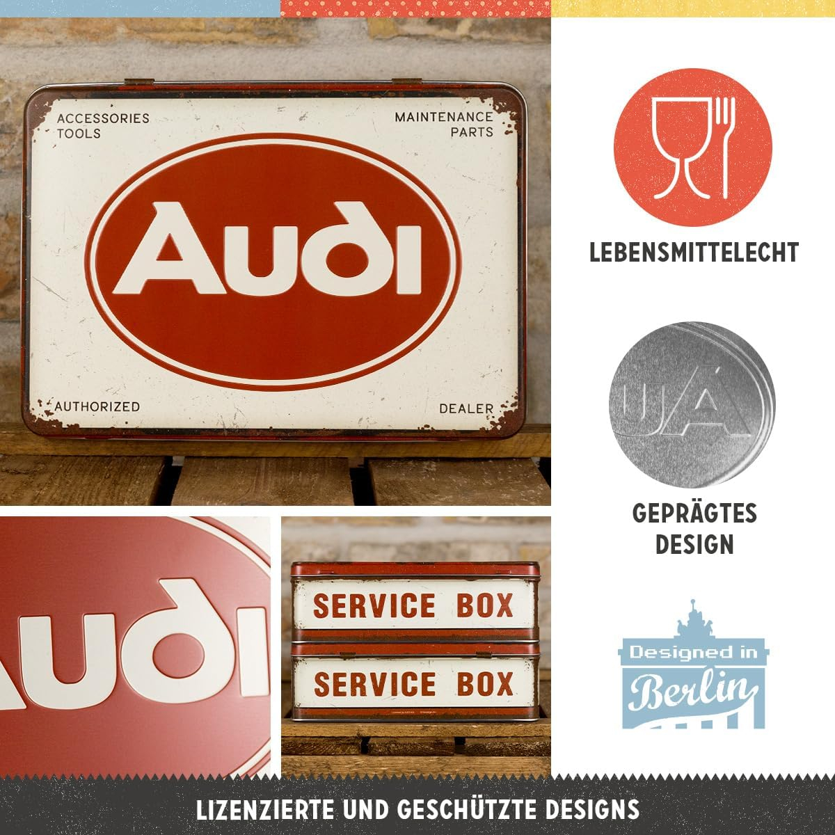 Cutie metalica plata Audi - Service Box - Cutia de Service [4]
