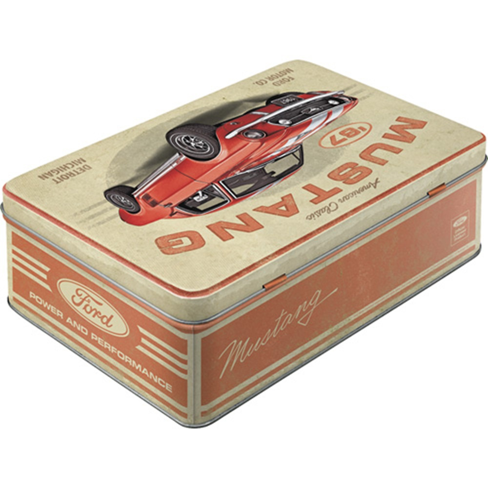 Cutie metalica plata Ford Mustang GT 1967 Red [2]