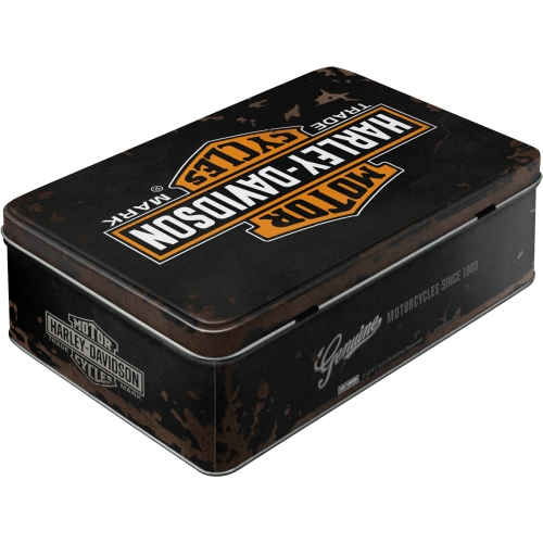 Cutie metalica plata Harley-Davidson Autentic [2]