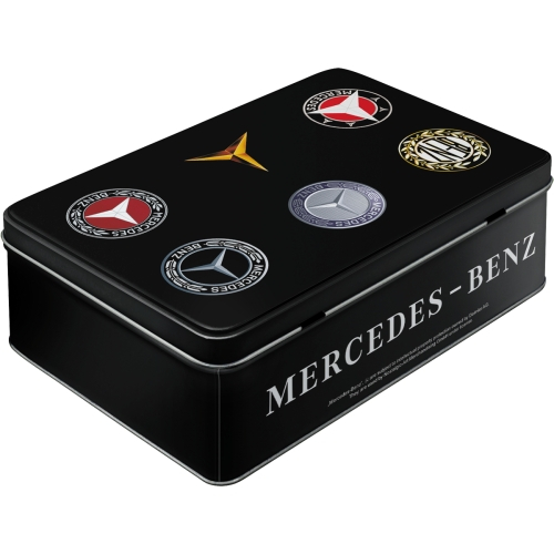 Cutie metalica plata Mercedes-Benz - Evolutia Siglei [2]