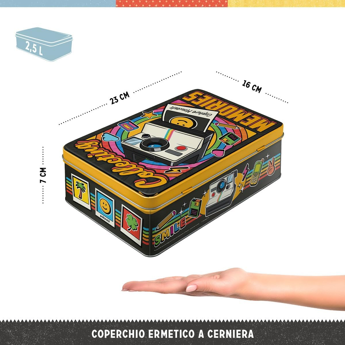 Cutie metalica plata Polaroid - Collecting Memories [3]