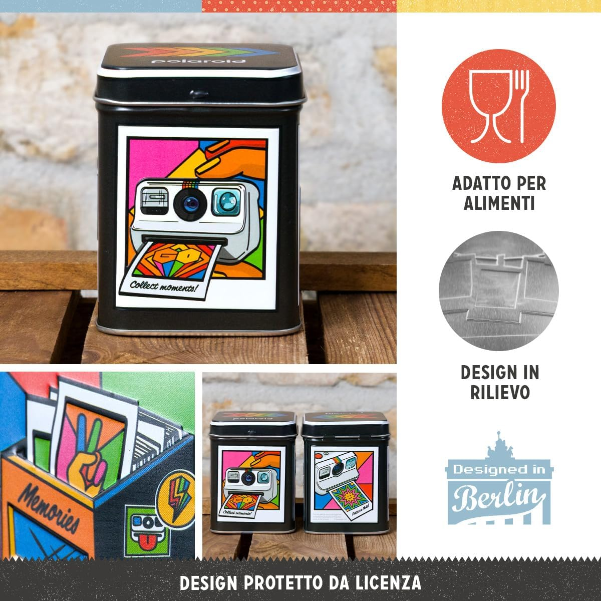 Cutie pentru ceai Polaroid - Instant Memories [4]