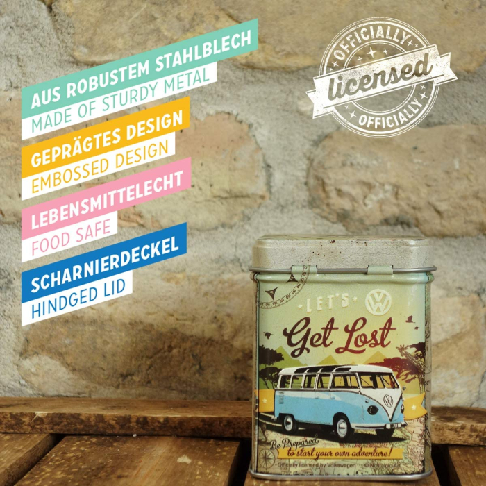 Cutie pentru ceai Volkswagen Bulli - Let's Get Lost - Hai sa ratacim [3]