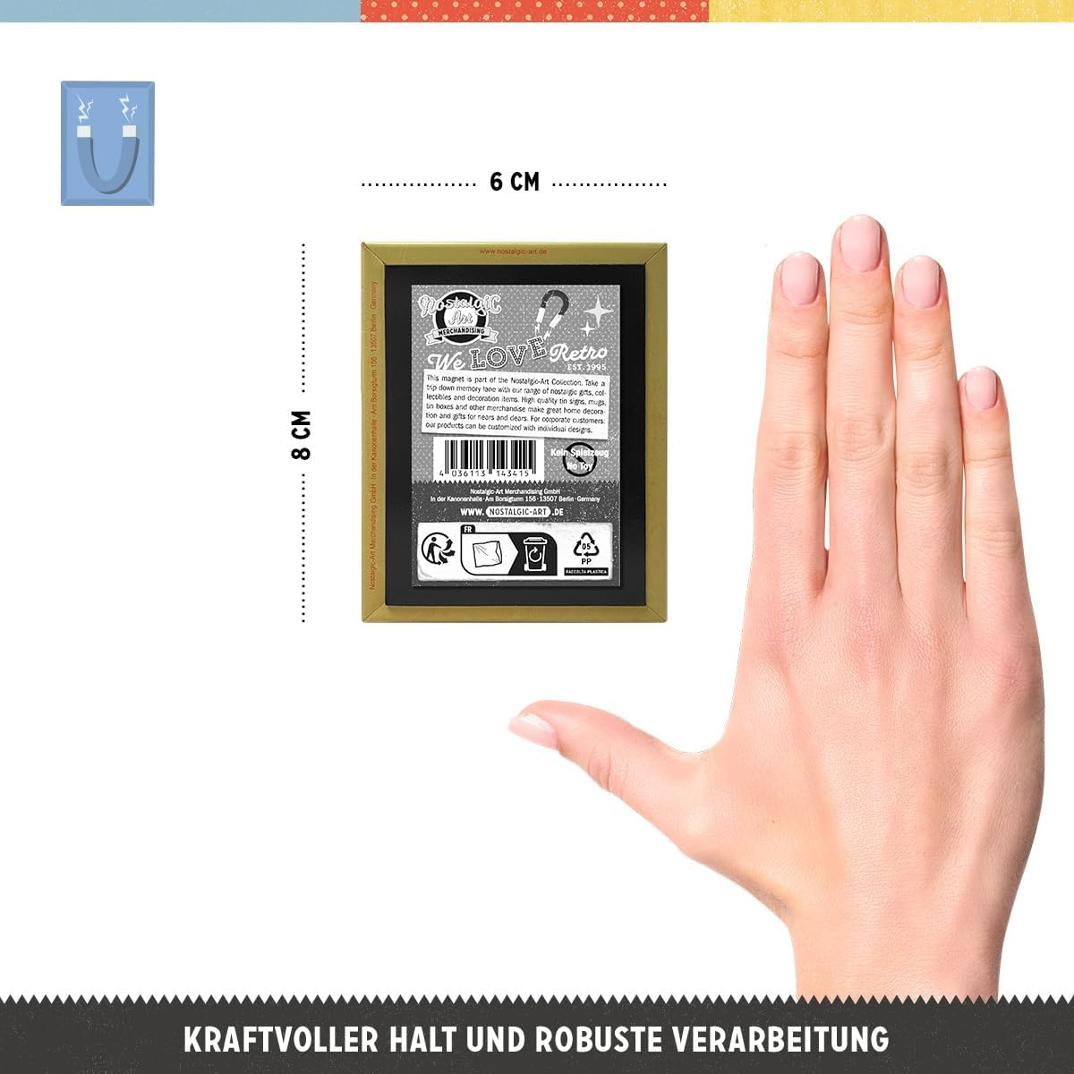 Magnet 6x8 cm Martini - Served Here - Martini - Servit Aici [2]