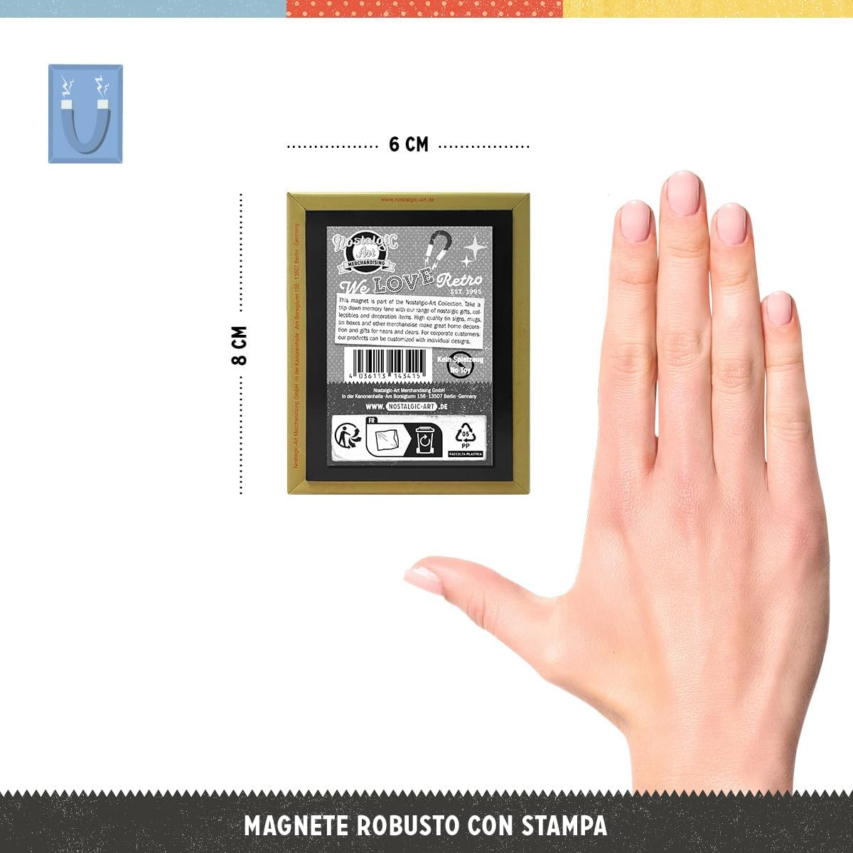 Magnet 6x8 cm Pan Am Paradise [2]