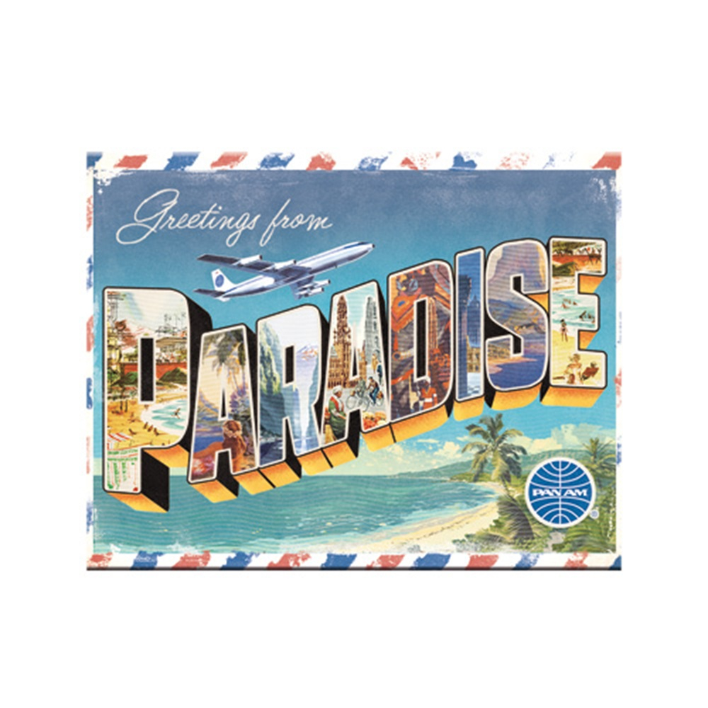 Magnet 6x8 cm Pan Am Paradise [1]