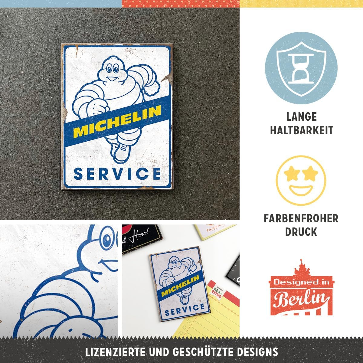 Magnet 6x8 cm Michelin Service [3]