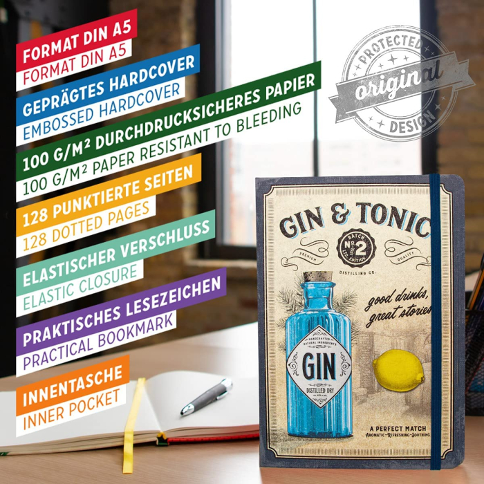 Notebook - Gin & Tonic - Drinks & Stories - Bautura si Povesti [5]