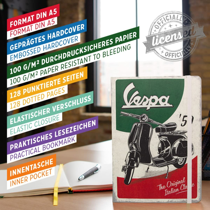 Notebook - Vespa - The Italian Classic - Clasicul Italienesc [4]