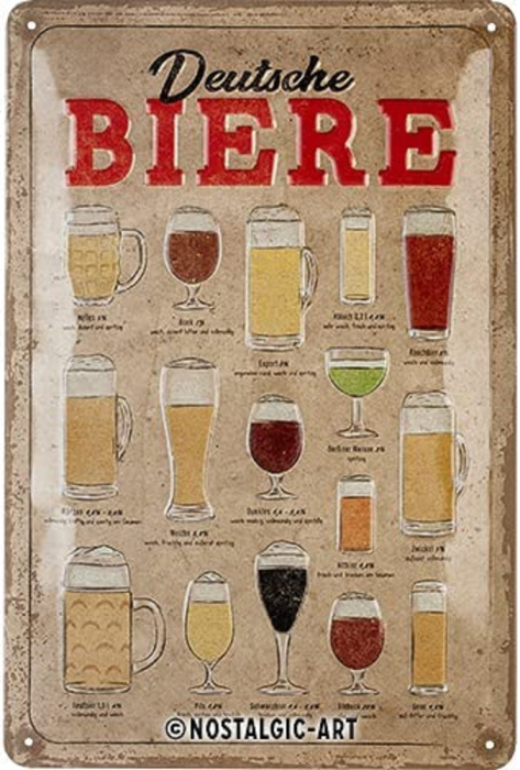 Placa 20x30 "Deutsche Biere - Special Edition" [1]