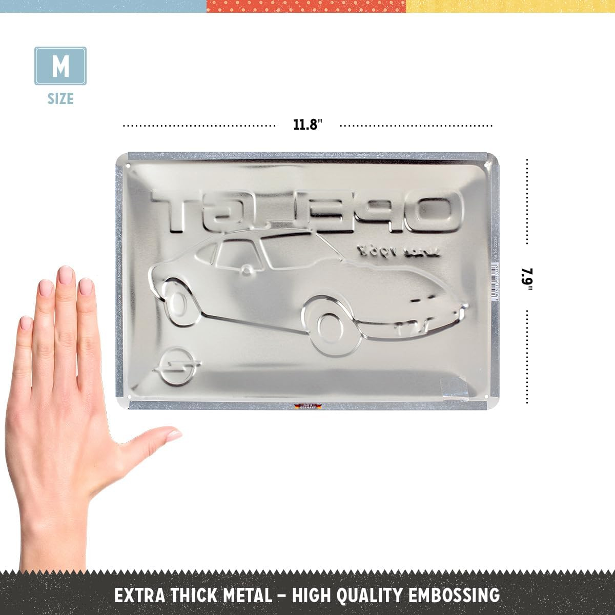 Placa 20x30 Opel - GT since 1968 - Opel GT inca din 1968 [2]