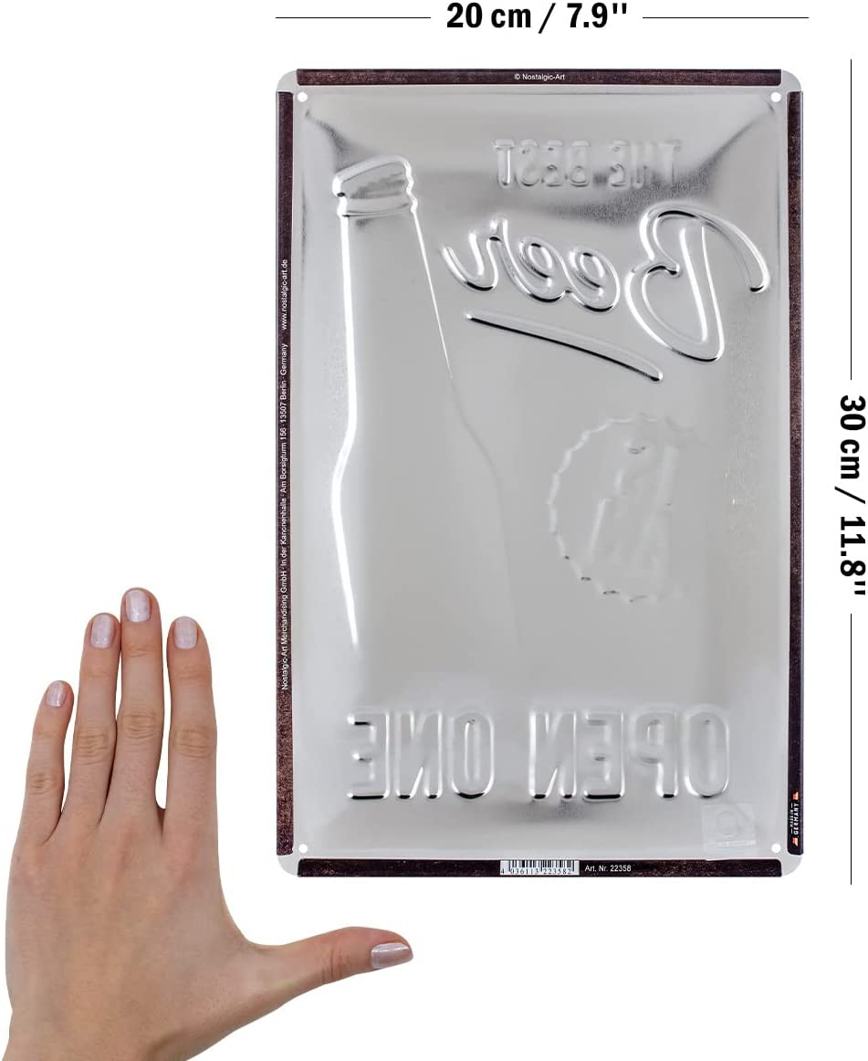 Placa 20x30 The Best Beer is an Open One - Cea mai buna bere este cea deschisa [4]