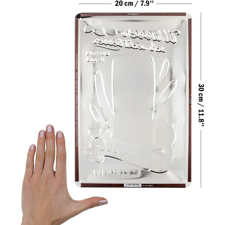 Placa 20x30 "Water Tastes Better ... - Special Edition" [2]