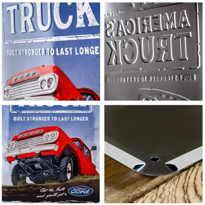 Placa 30x40 23320 Ford F-100 America's Truck - Camioneta Americii [2]