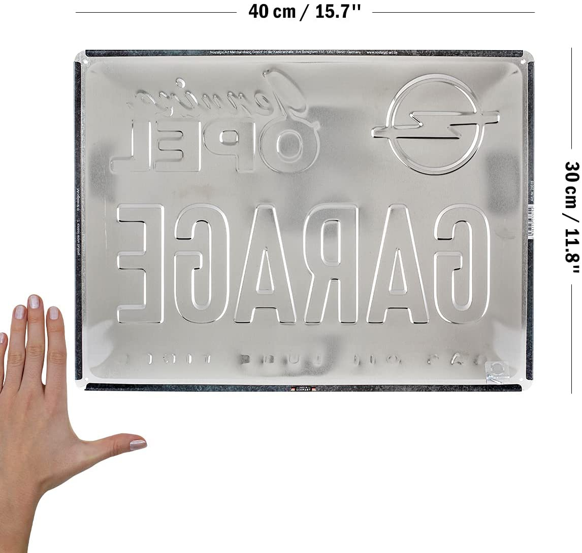 Placa 30x40 Opel - Garaj [2]