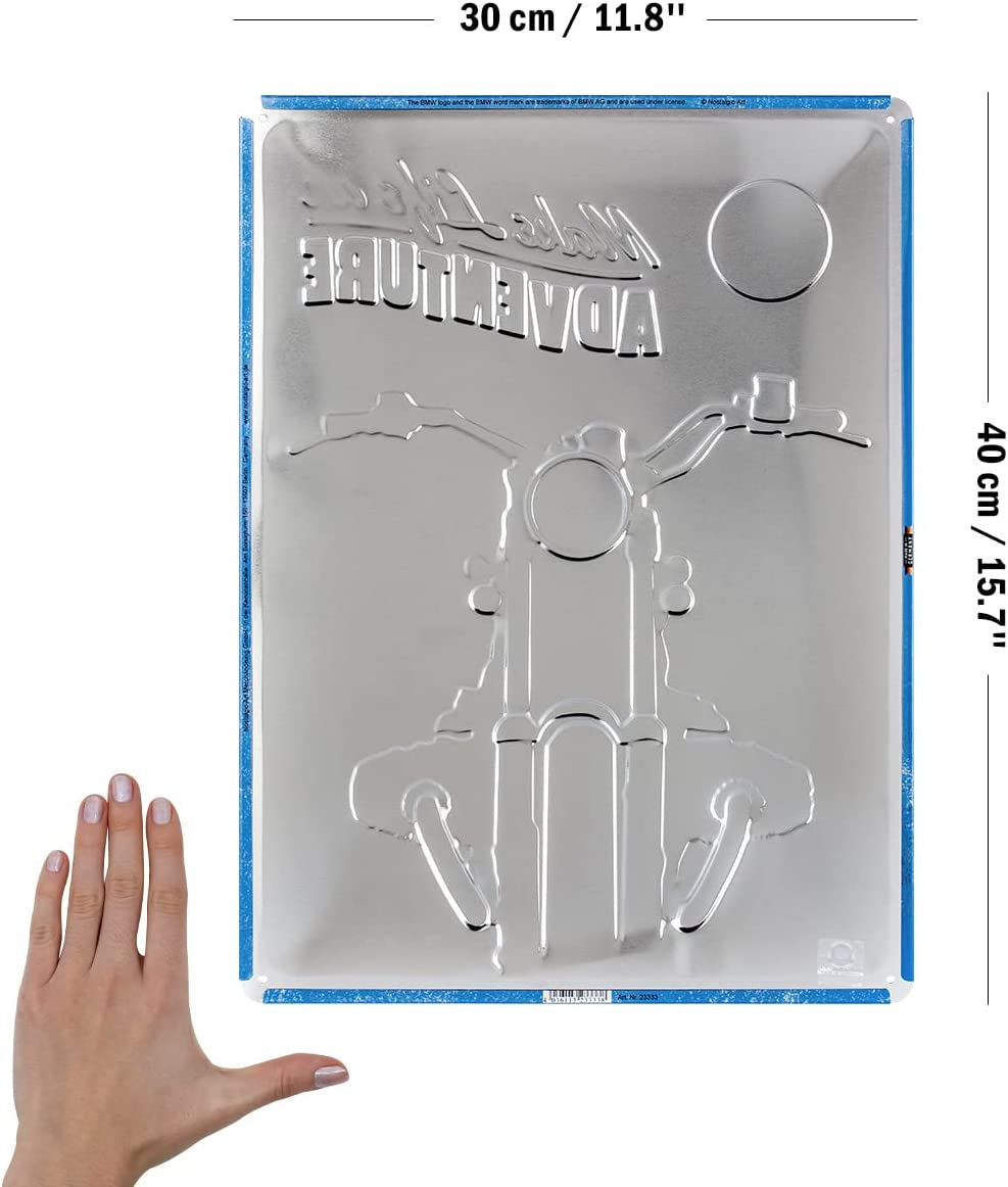 Placa decor 30x40 BMW Make Life an Adventure - BMW transforma-ti viata intr-o aventura [2]